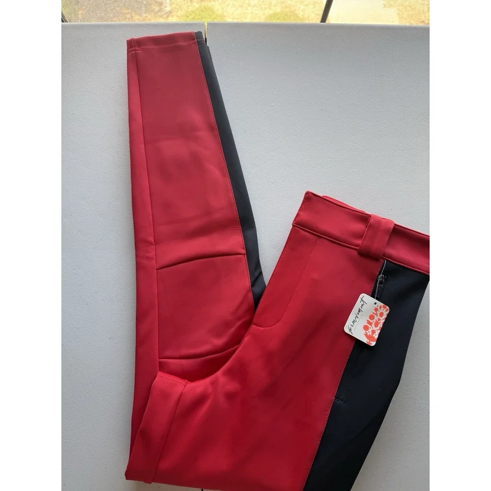 NWT Free People FP Movement Chill Factor Leggings Women's SKI pants Red $198